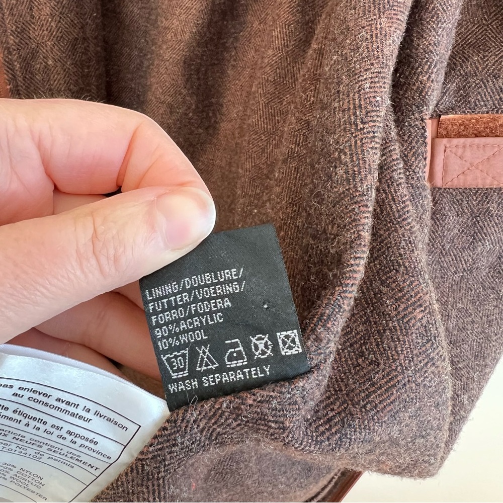 Junge Rust Jacket Size XL With Hood Lined - Picture 16 of 16